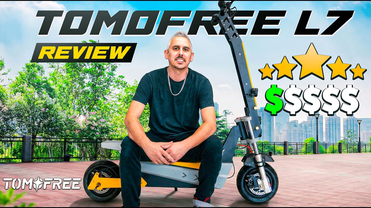 Tomofree L7 Electric Scooter Review | 6000W Dual Motor 50MPH Beast!