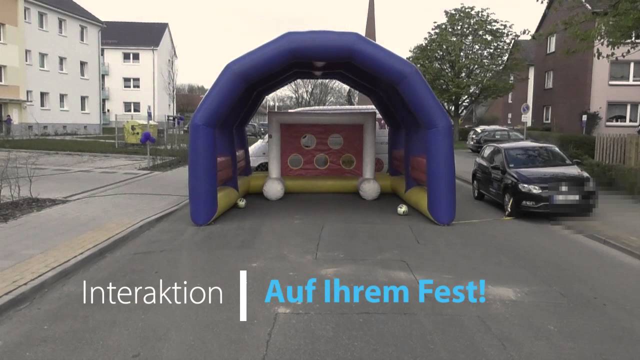 H&uuml;pfburg Nord - Eventmodul und H&uuml;pfburg gro&szlig;e Torwand - Torwandschie&szlig;en mieten