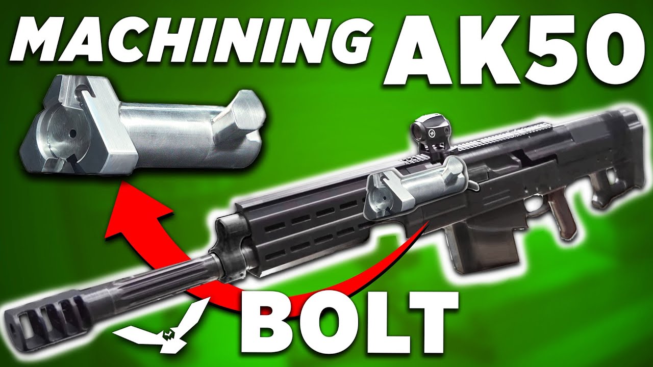 CNC Machining the AK-50 BOLT for Brandon Herrera