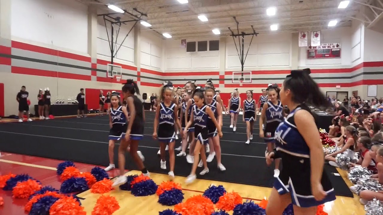 York Jr  High cheer 18:19 Ep1