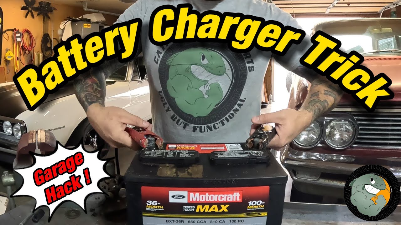 Garage Hack! Как зарядить полностью разряженный аккумулятор.
