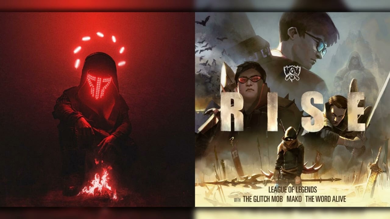 Flow x Rise (Mashup) - Smash Into Pieces, League Of Legends, The Glitch Mob, Mako, The Word Alive