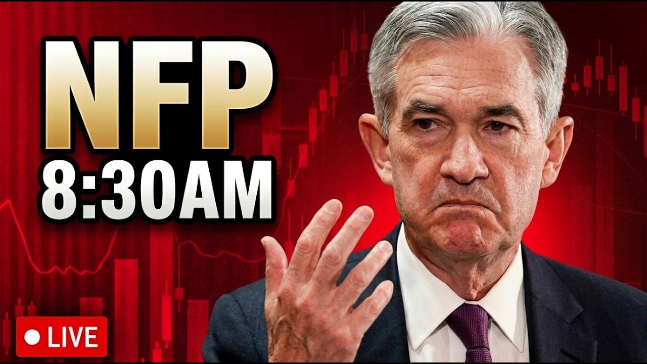 🔴NFP JOBS REPORT SHOCKER - WOW! PAYROLL SHOCK MARKETS? | LIVE TRADING