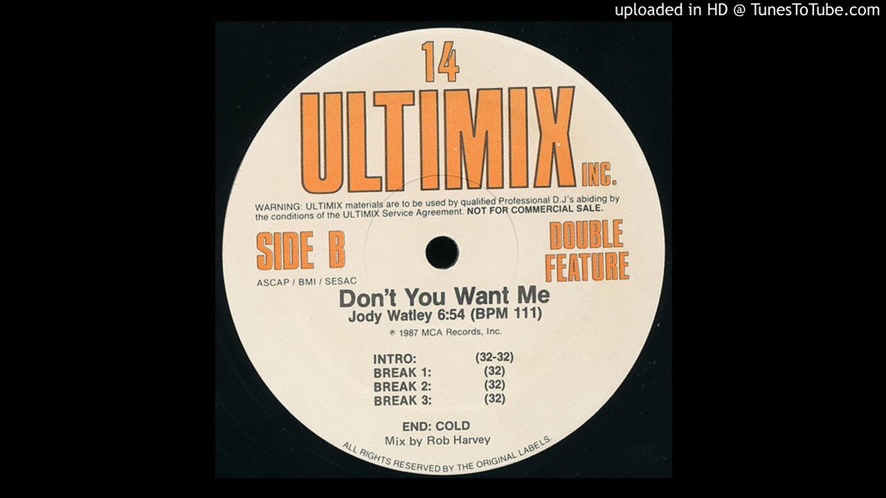 Jody Watley - Don't You Want Me (Ultimix Version)