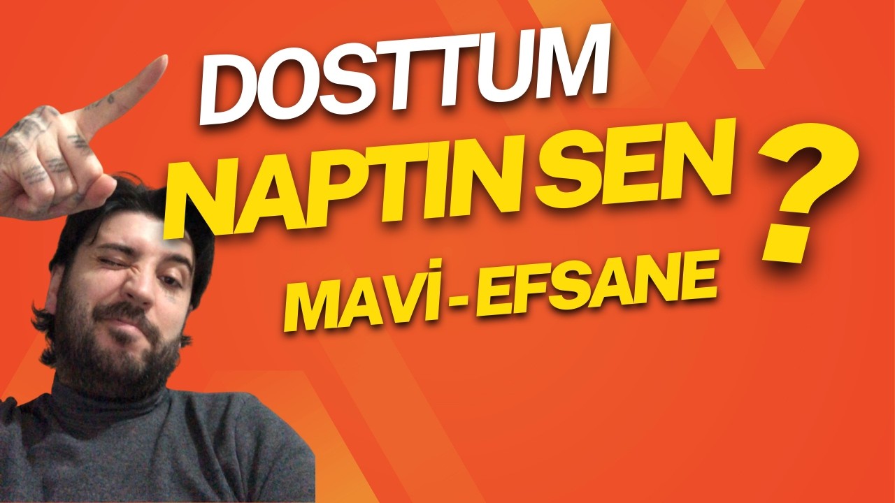 DOSTTUMMM NAPTIN SENNN !!  Mavi - EFSANE (Official Music Video) REACTİON