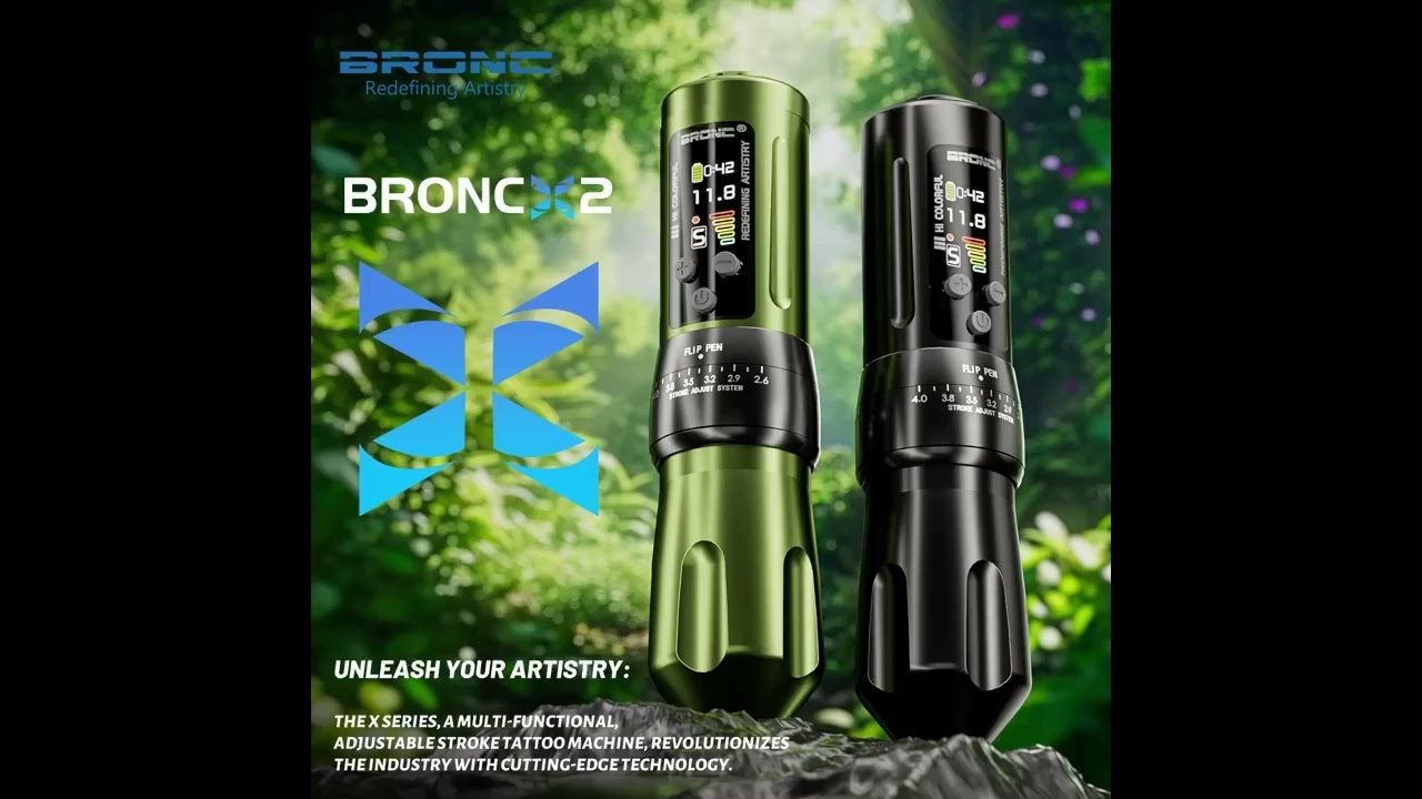 Bronc X2 Wireless Tattoo Pen