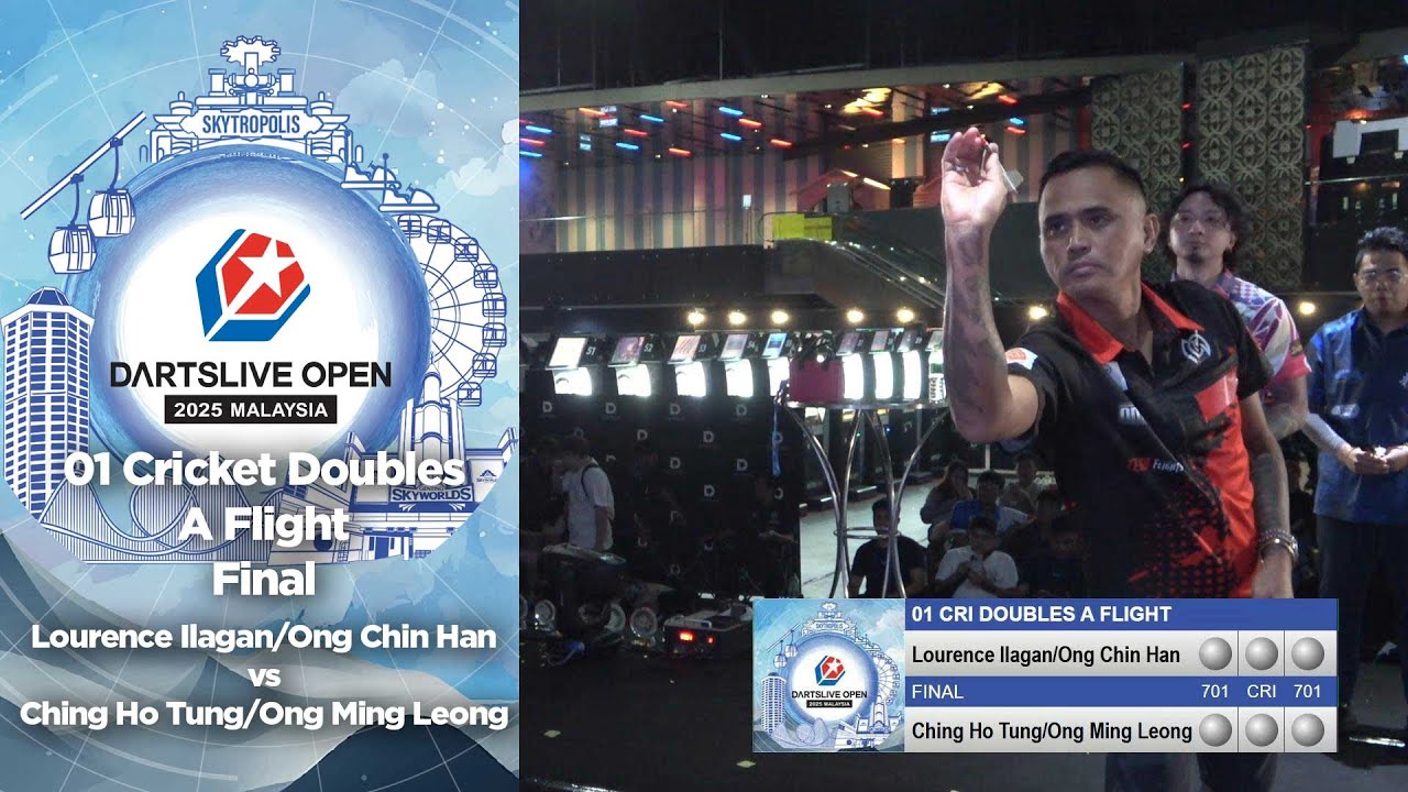 DARTSLIVE OPEN 2025 MALAYSIA - 01 Cricket Doubles A Flight Final