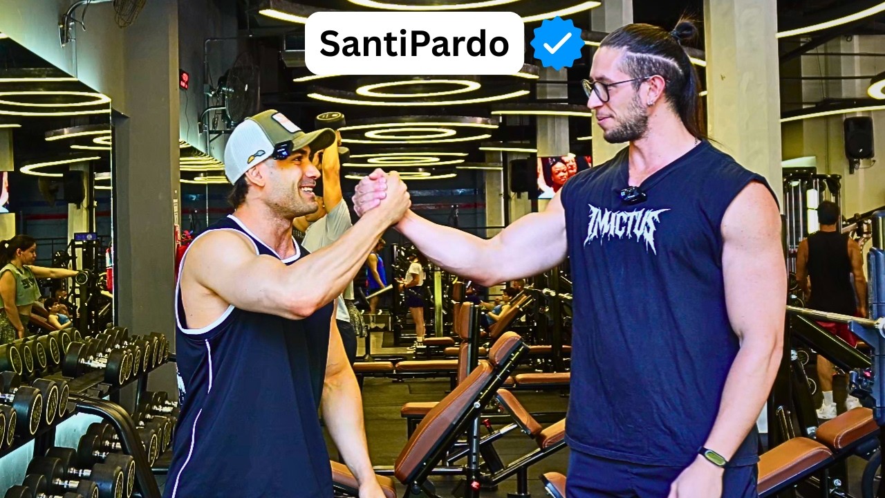 Entrenando empujes con Santi Pardo | Péptidos, esteroides, entrenamiento, nutrición
