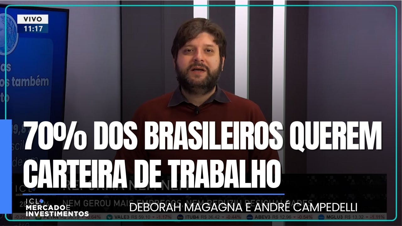 Fracasso das reformas: 70% dos brasileiros querem carteira assinada, aponta pesquisa da FGV