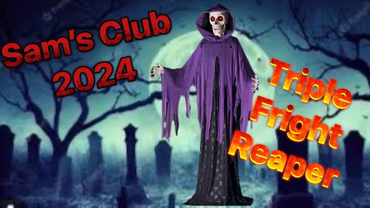 Sam&rsquo;s Club Halloween 2024 Animated 10 ft Triple Fright Reaper