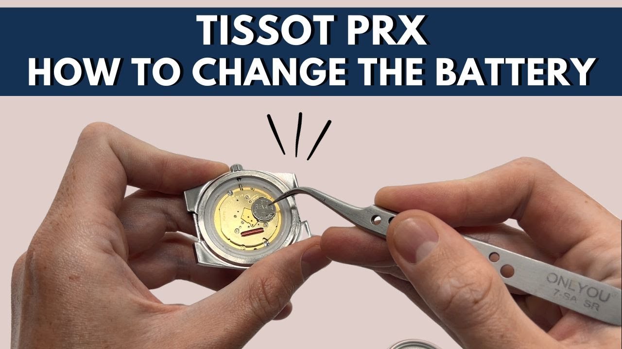 Замена батареи Tissot PRX | Как заменить батарею в часах Tissot PRX