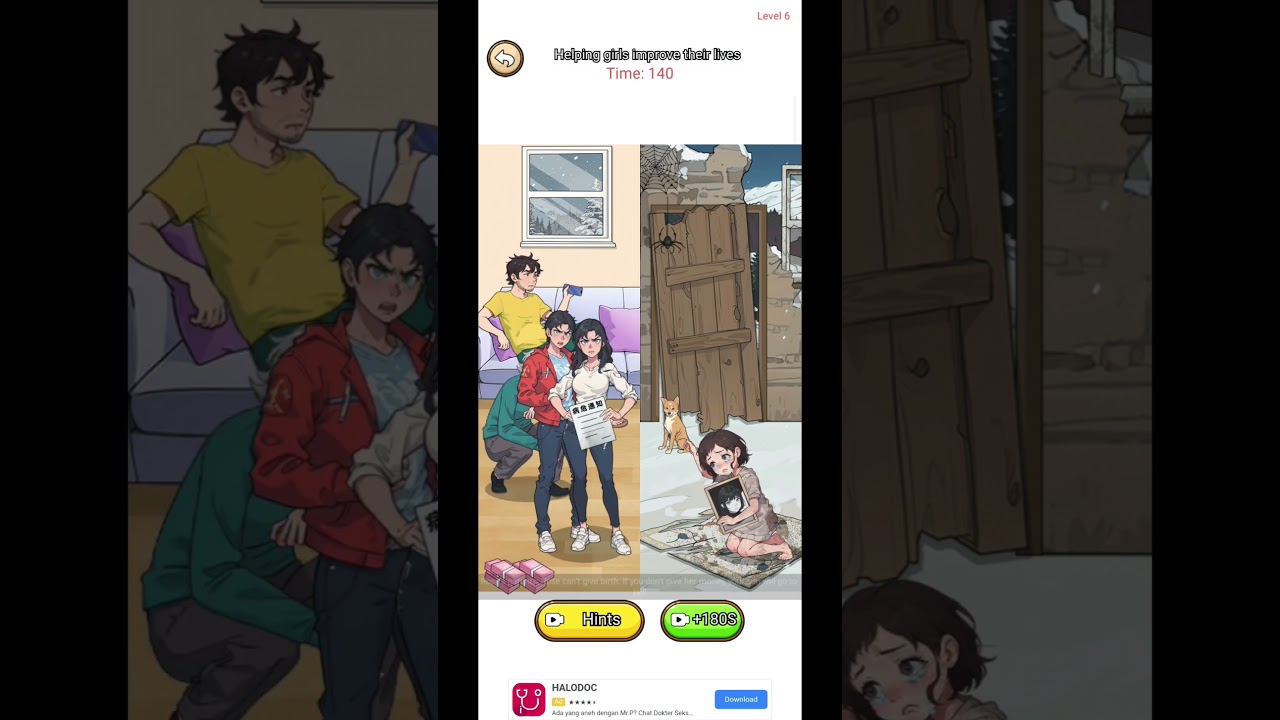 Annoys Me -  (Lv.6) helping girl improve their live walkhtrought solution #annoysmegame #gameplay