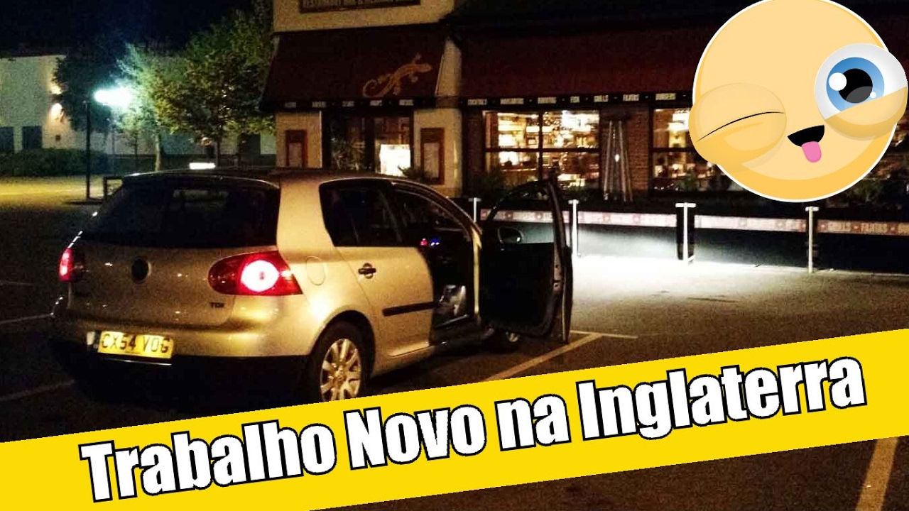 Meu trabalho novo na Inglaterra