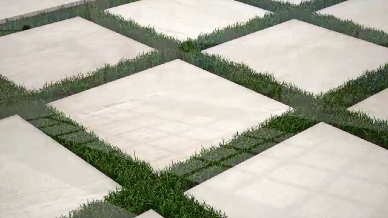 OUTDOOR20 by ROCERSA. Colocación sobre césped