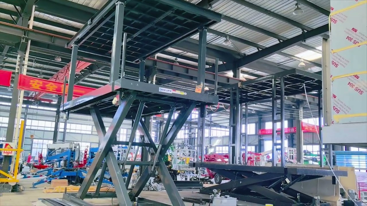 CE Certified Telescopic Column Space Saving Car Scissor Lift With Remote Control #carlift #lifts