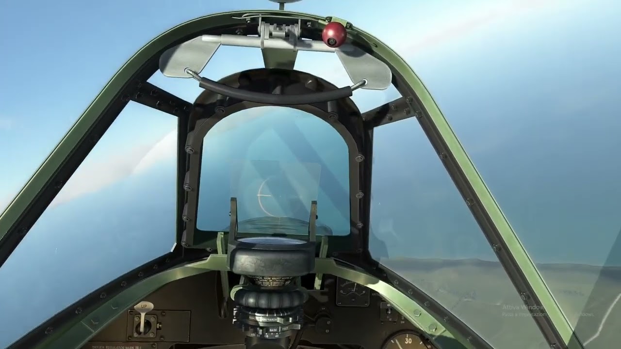 IL 2 Sturmovik Dogfight over Normandy Spitfire MK 14