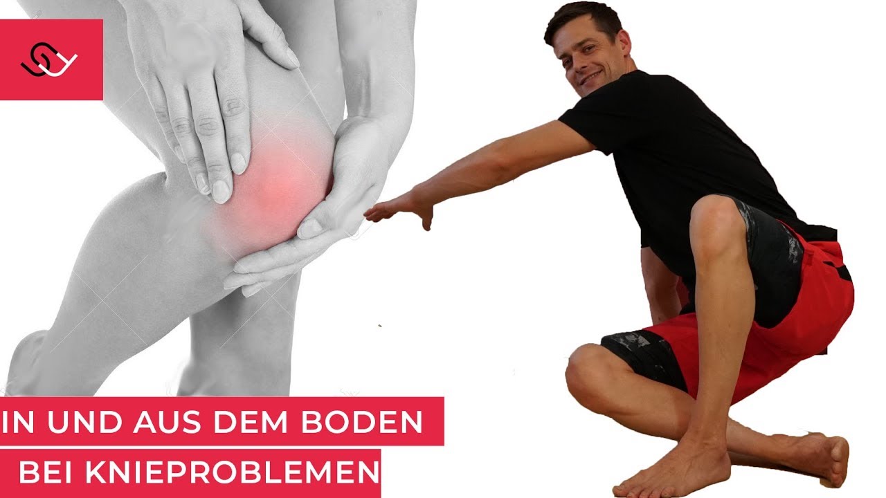 Knieschmerzen - Trotzdem elegant auf den Boden hinsetzen und aufstehen