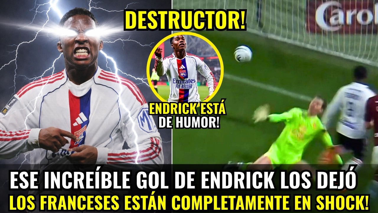 🚨¡MIRA LA REACCIÓN DE LOS AFICIONADOS FRANCESES ANTE EL ABSURDO GOL DE ENDRICK!!