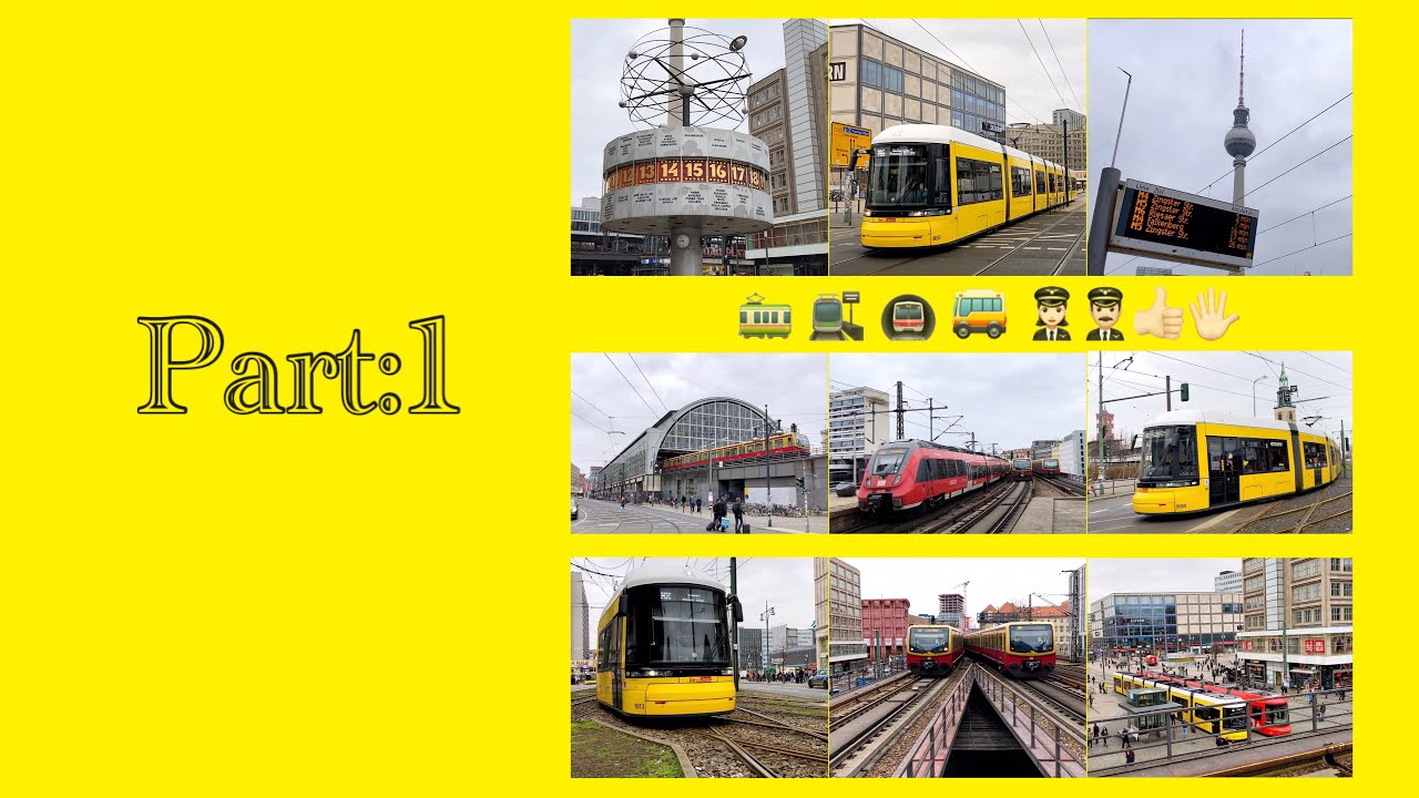 Public transport, regional transport and long-distance transport in Berlin / Part: 1 / Germany, 2019