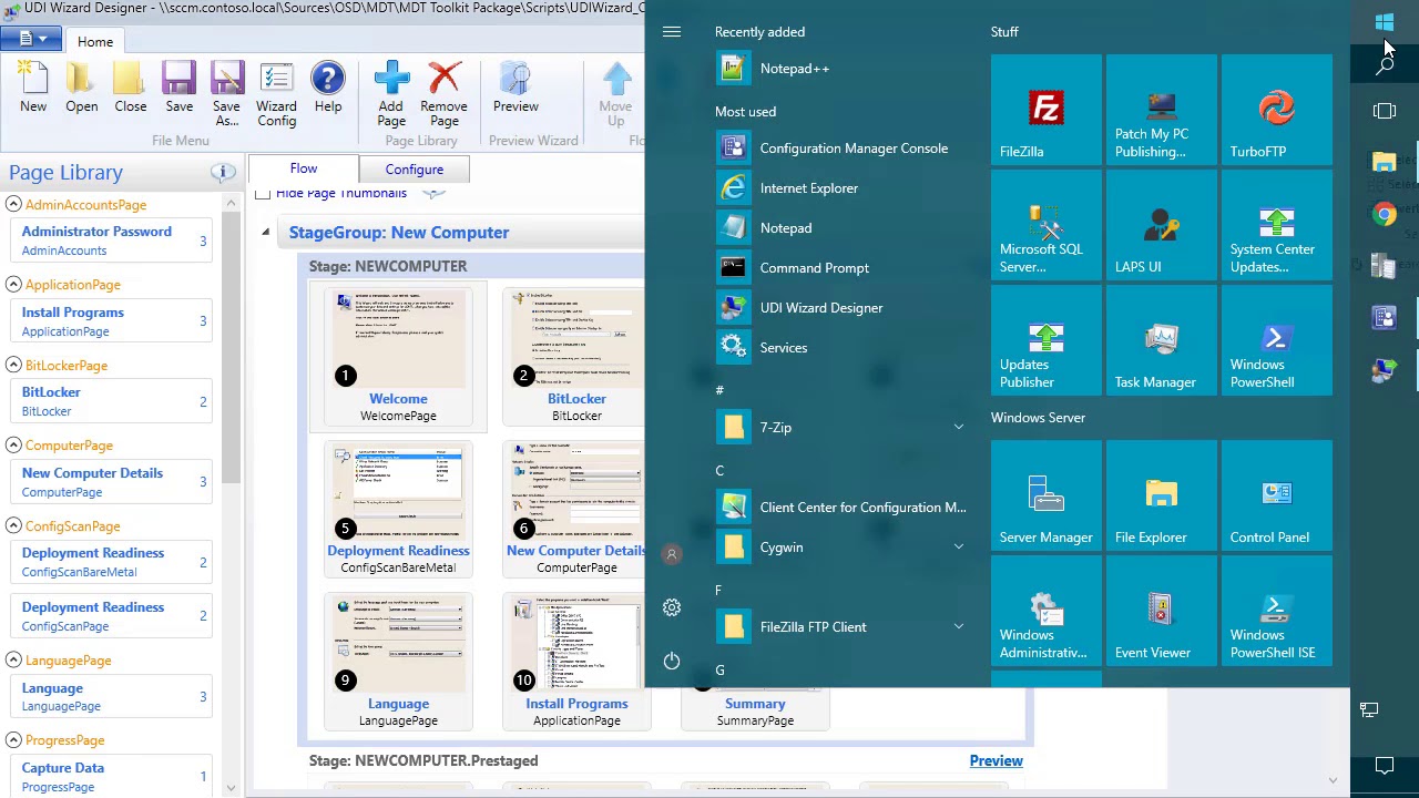 Использование UDI Microsoft Deployment Toolkit (MDT) в качестве пользовательского интерфейса OSD ...