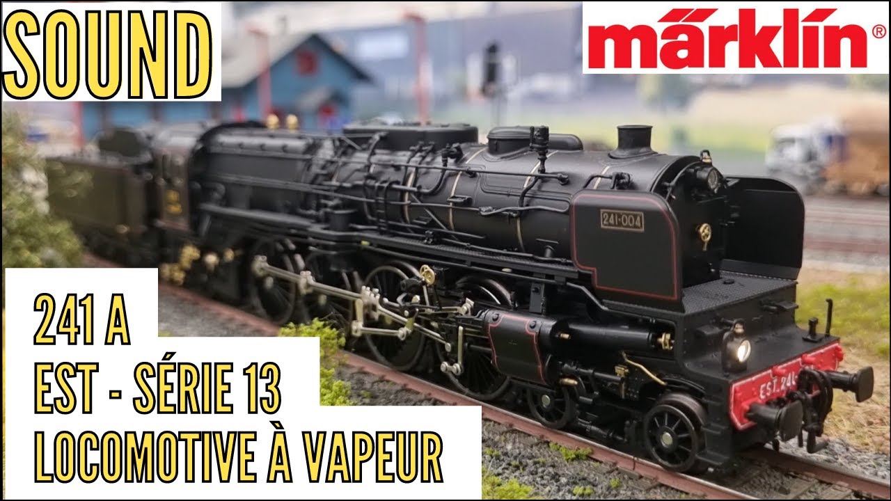 Märklin 39244 (Trix 25241) Locomotive à vapeur Serie 13 / 241 A EST