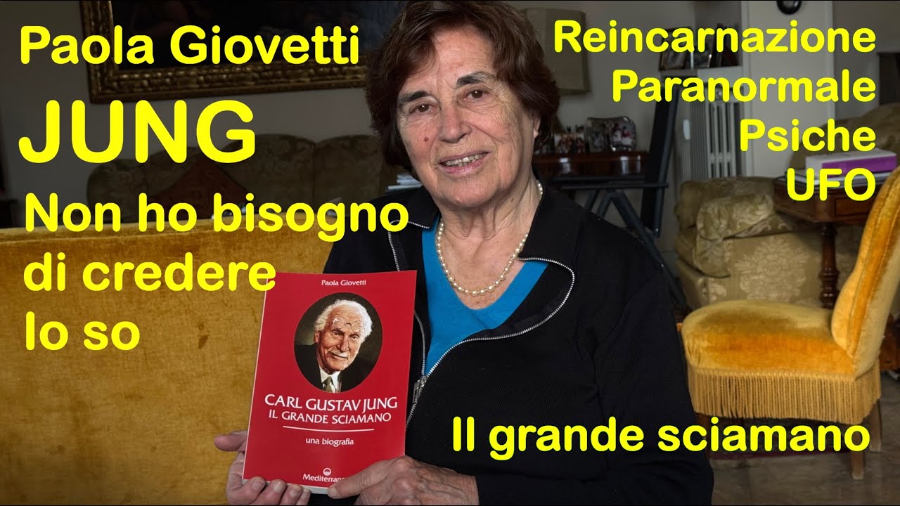 Paola Giovetti racconta JUNG, il grande sciamano tra psiche e fede. Non ho bisogno di credere, io so
