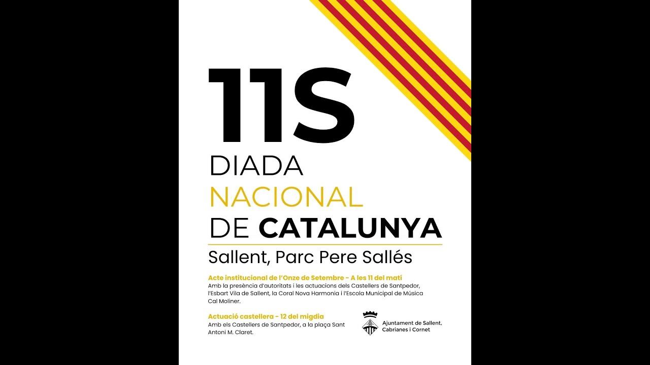 Acte institucional de la Diada Nacional de Catalunya 2025