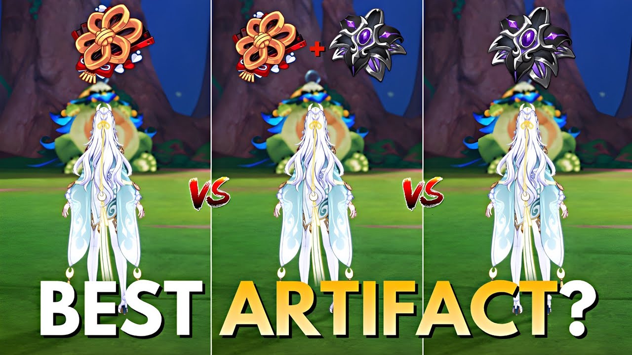 Best Artifact for Zibai? Husk vs Night of Sky! Genshin Impact