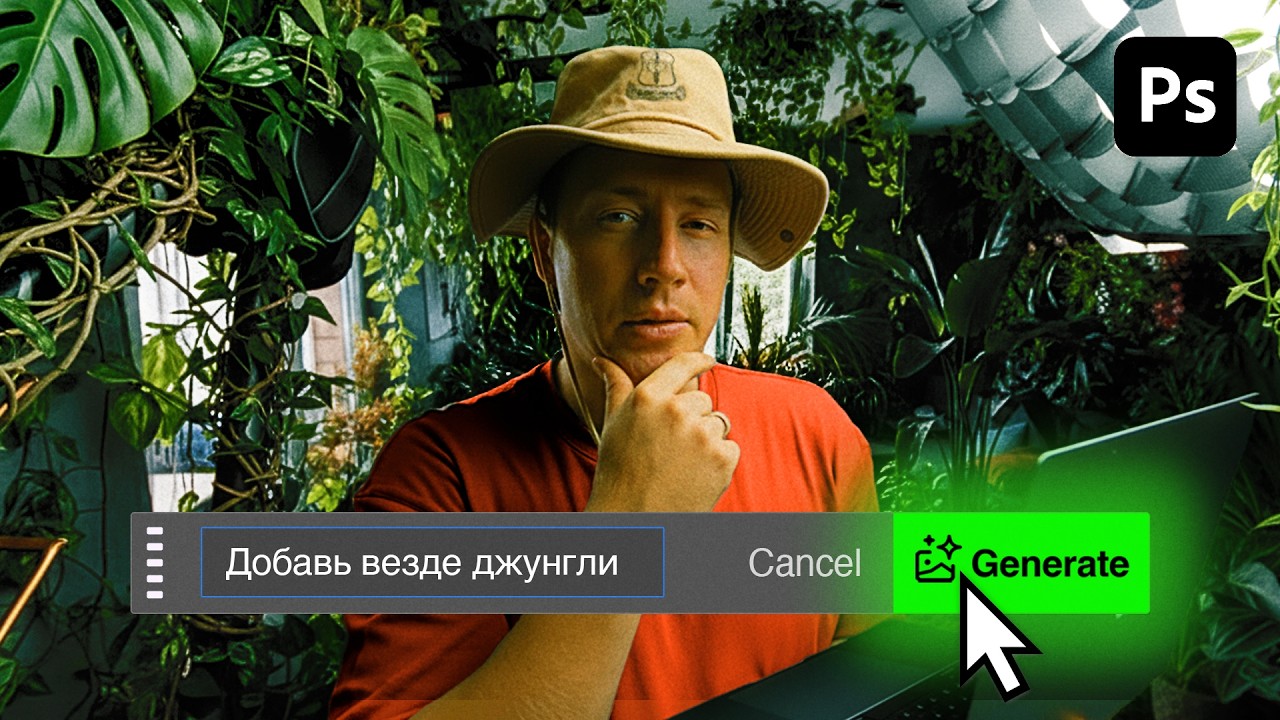 Лучшая Ai модель теперь в Photoshop *Nano Banana*