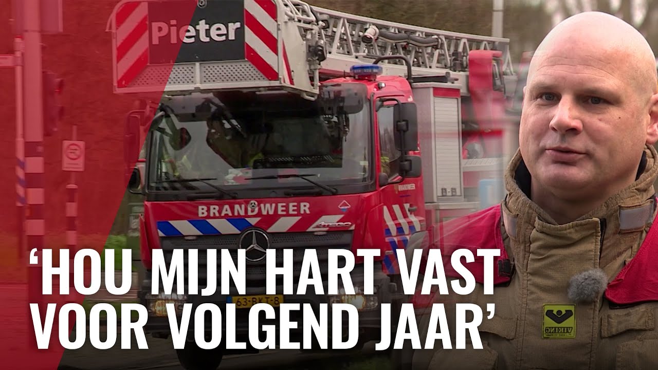 Brandweerman Mark bekogeld met vuurwerk tijdens jaarwisseling