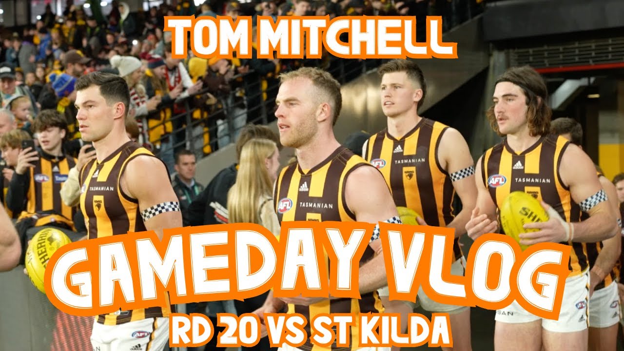 Tom Mitchell Gameday Vlog | Rd 20 Vs St Kilda