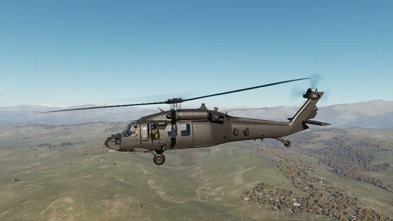 Chill UH-60 Black Hawk Flight in DCS — Just Vibes