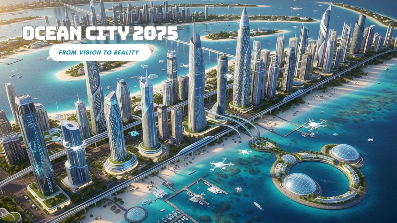 Ocean City 2075 : The Futuristic Seaside City That Could Change Our World 🐬🔮🌐