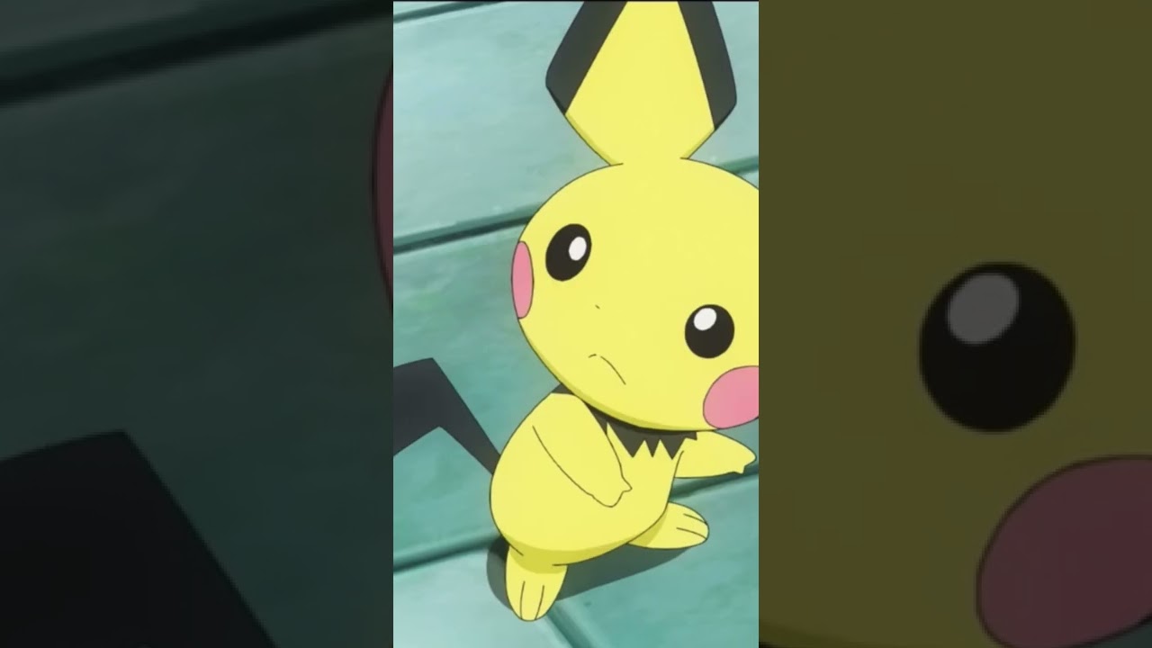 Pikachu devolved to Pichu 😂 #shorts #pichu #pikachu