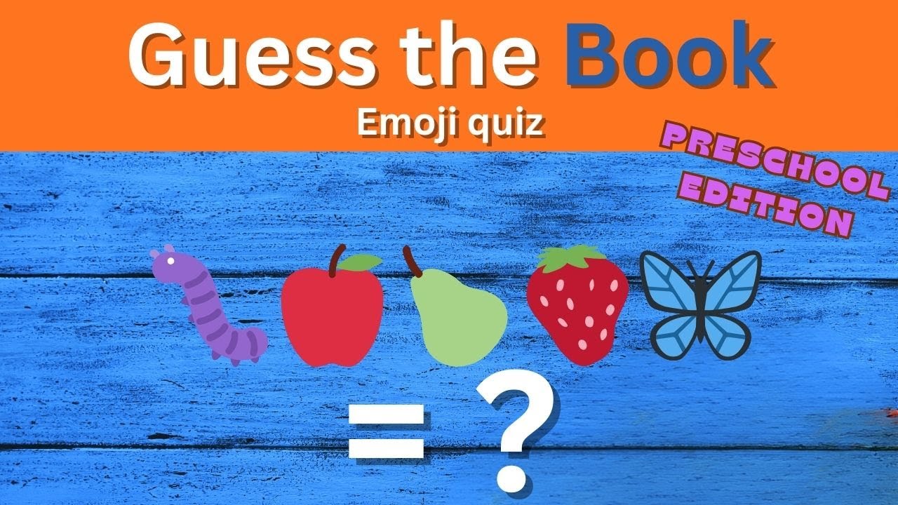 Guess the Book Emoji Quiz For Preschool Teachers