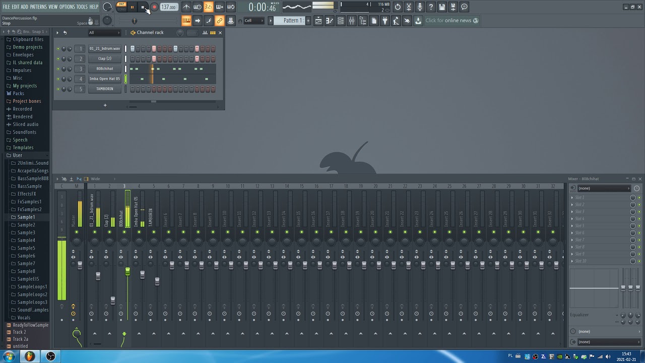 How to create basic Dance-Trance Percussion (FL Studio)