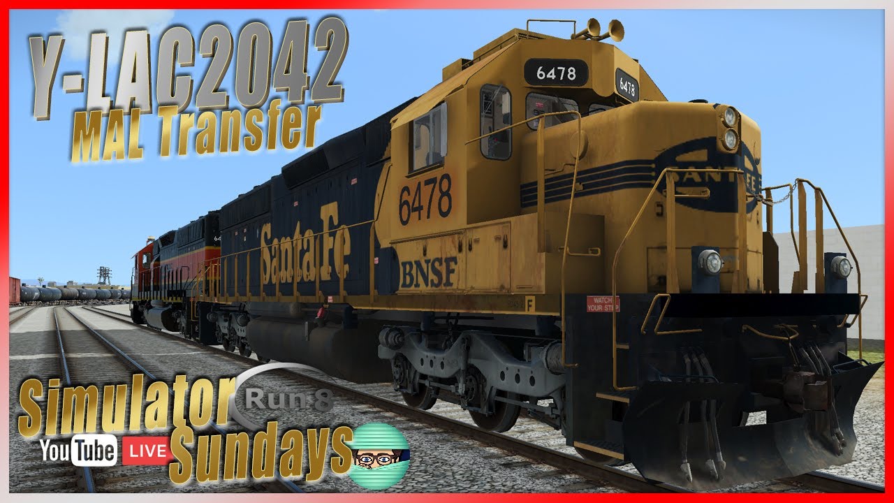 Run 8 Live | Y-LAC0242 | LAJ-C Yard to MAL Transfer Service