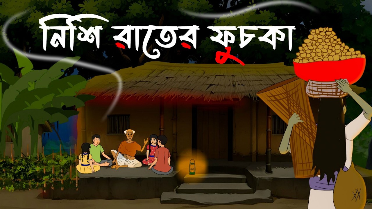 Nishi Rater Fuchka I Bhuter Cartoon I Bengali Horror Cartoon I Kuhok Animation I Haunted