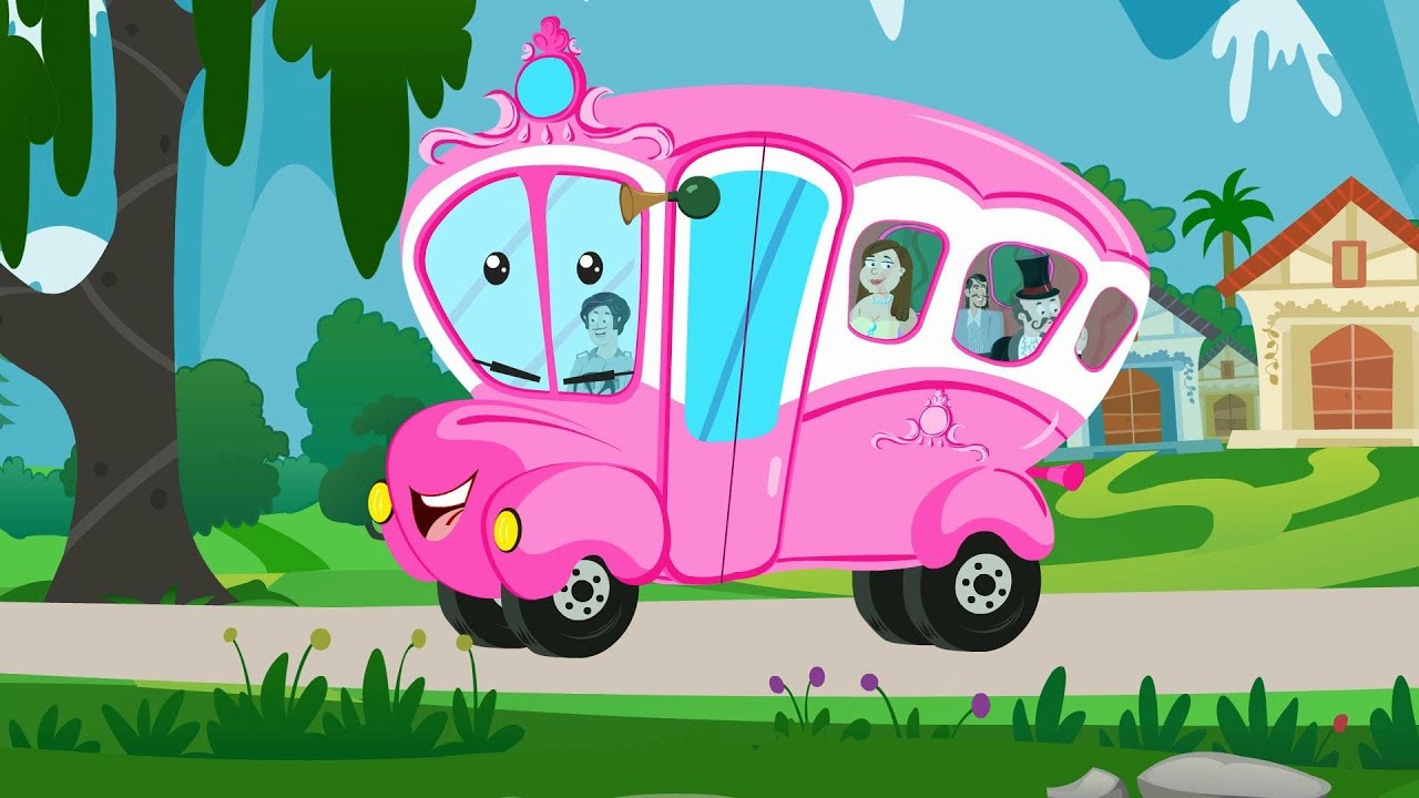 Wheels on The Bus | Cartoon Videos For Toddlers | Nursery Rhymes For Children by Kids Tv