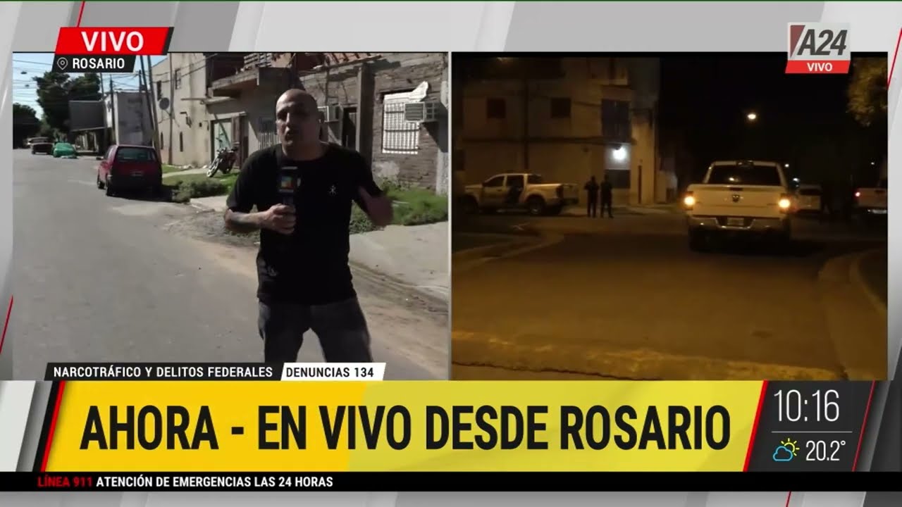 🚨 Rosario: múltiples allanamientos en el barrio La granada