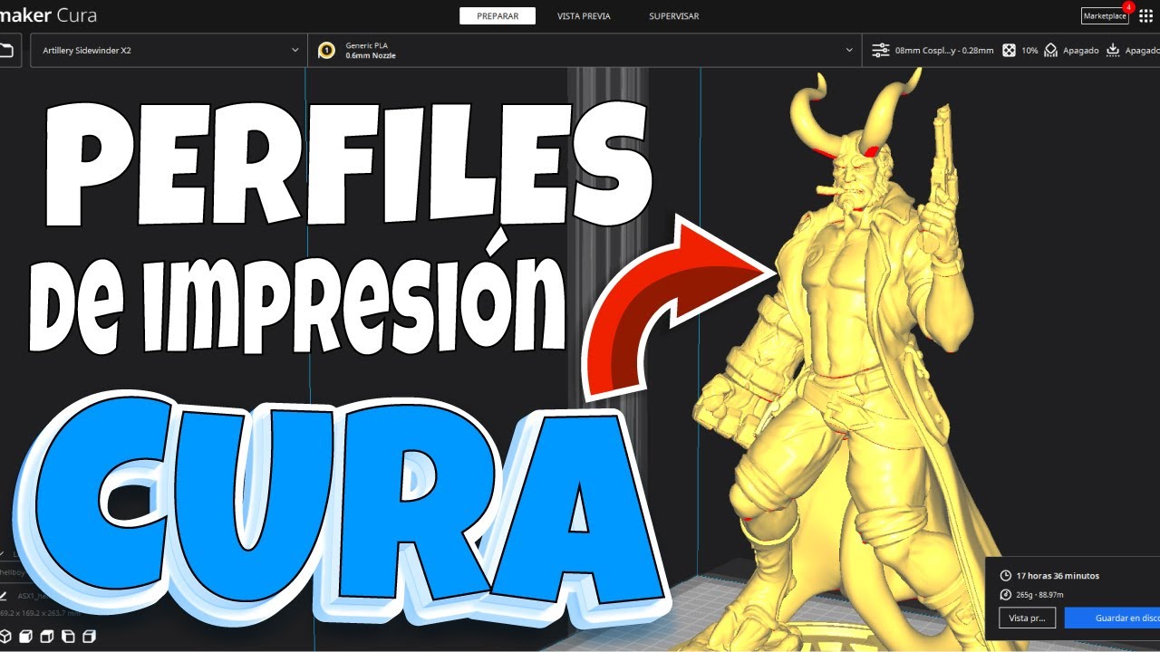 📌Cómo crear PERFILES en CURA SLICER │ Cómo usar un laminador para Impresión 3D