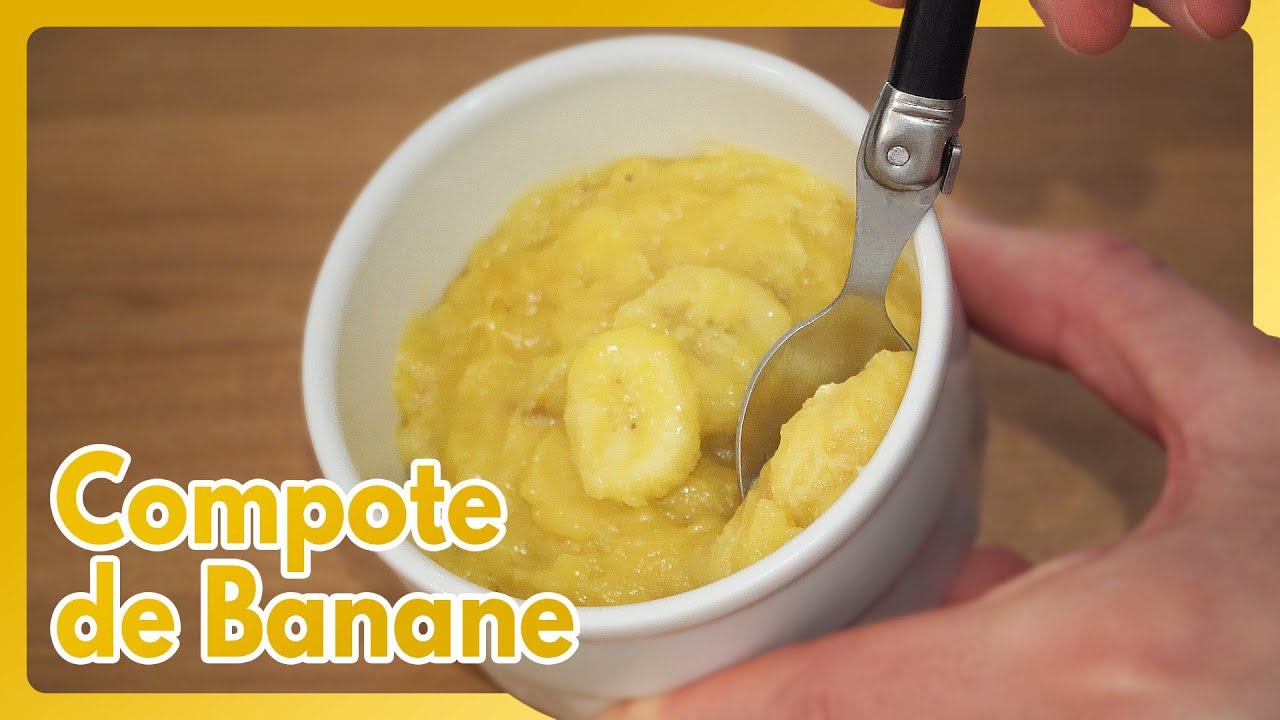 Compote de banane express 🍌
