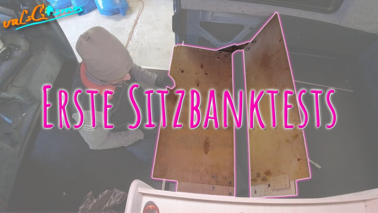 Erste Sitzbanktests - VW Bus T3 Camper Innenraum Restauration Teil 50