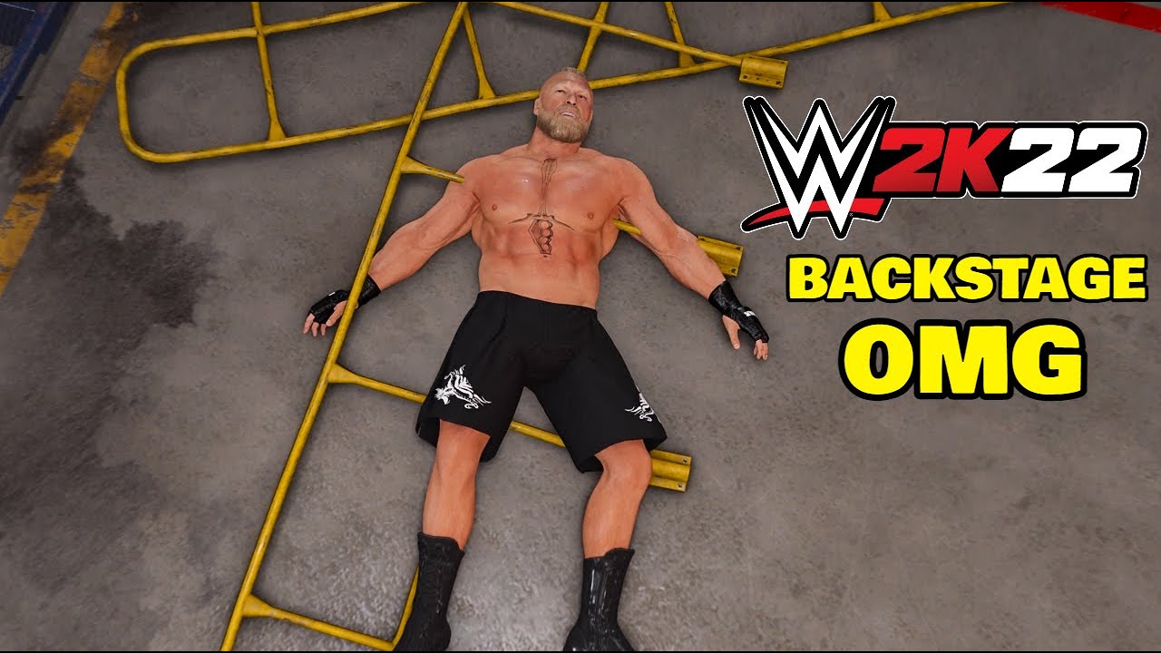 WWE 2K22 All Backstage Area OMG Moments