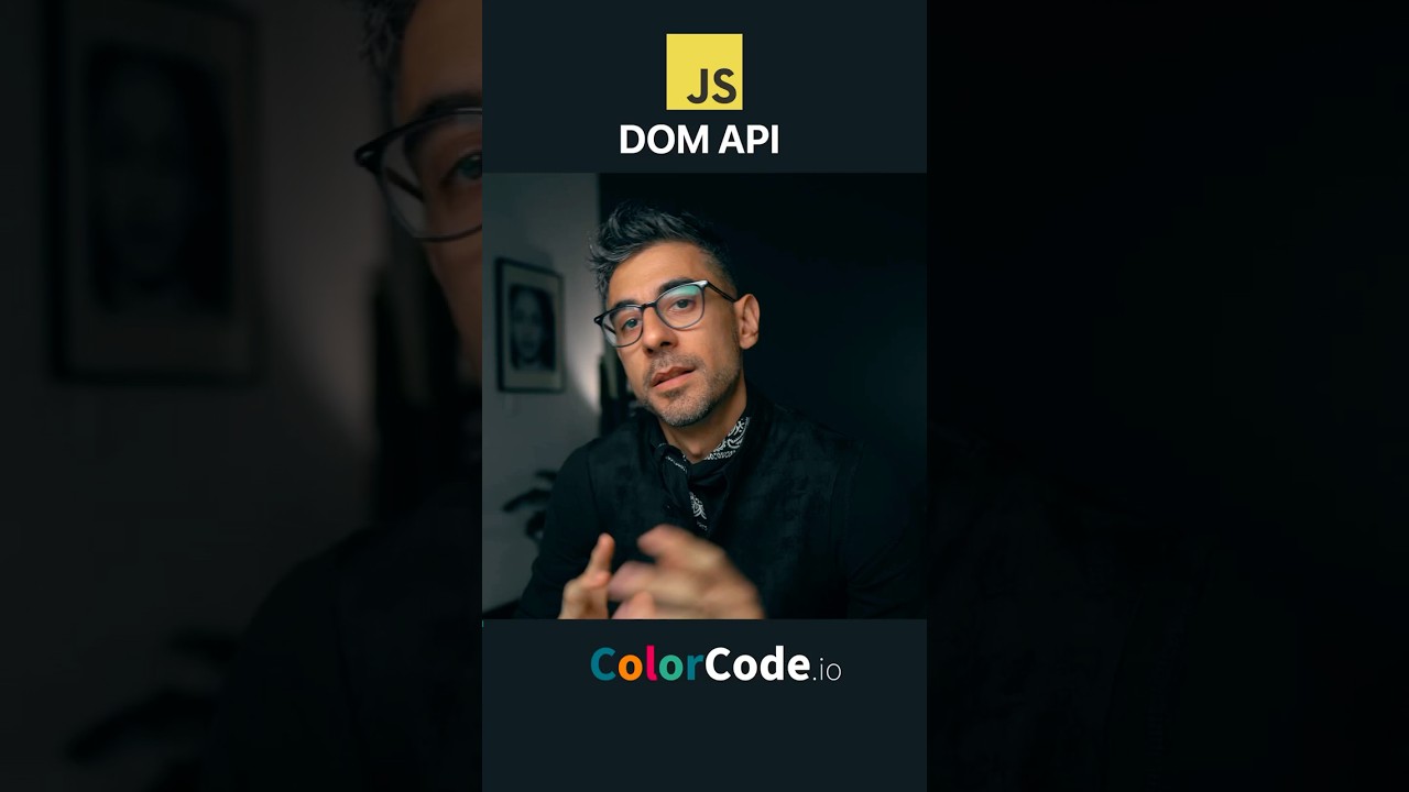JavaScript DOM API 👨🏻&zwj;💻 in 1 Minute #shorts