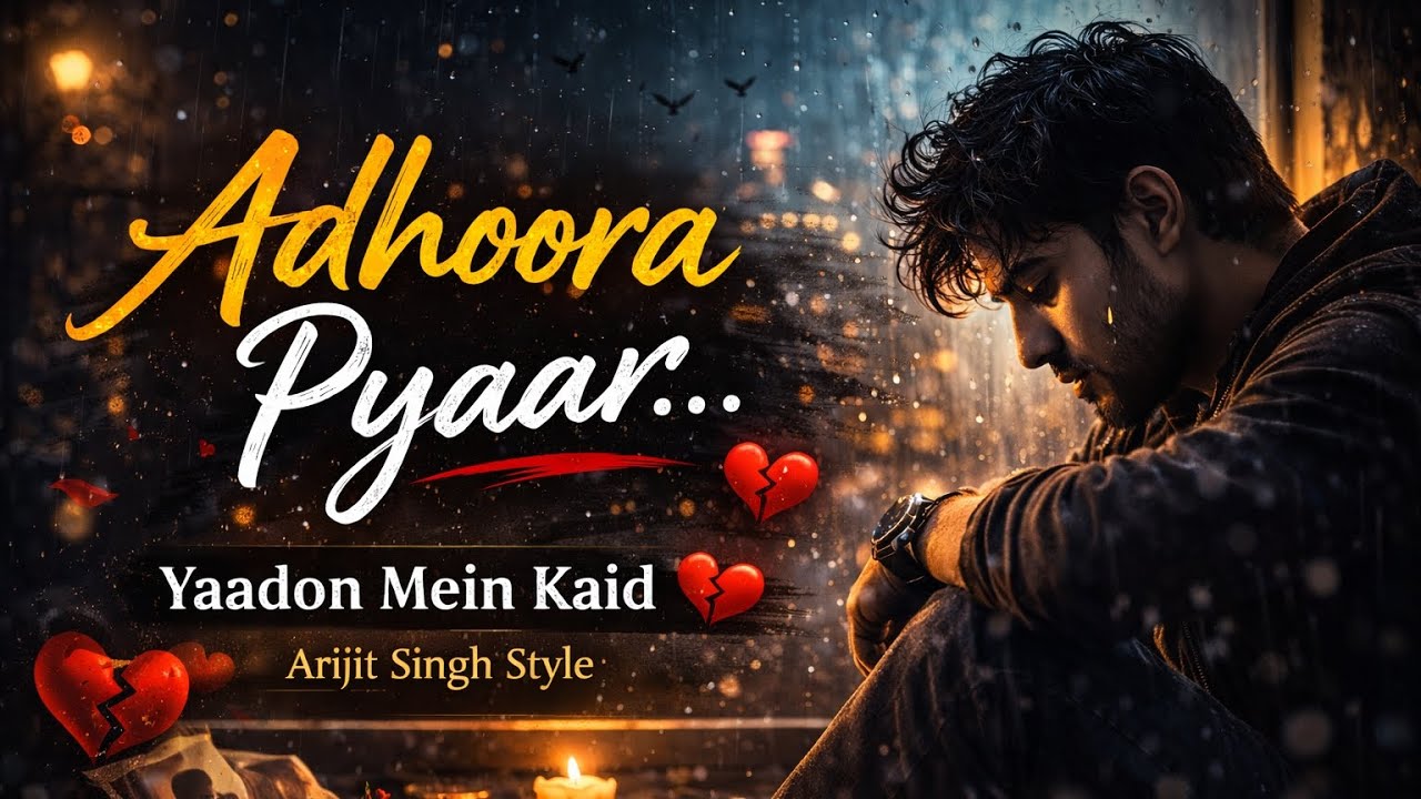 Adhoora Pyaar 💔 | Yaadon Mein Kaid | Sad Romantic Song