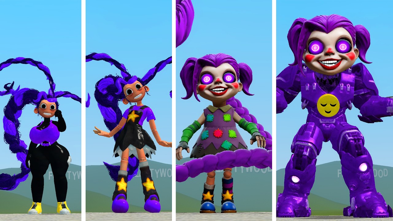Evulution Of Mecha Titan Lily Lovebraids Poppy Playtime Chapter 5 In Garry's Mod!