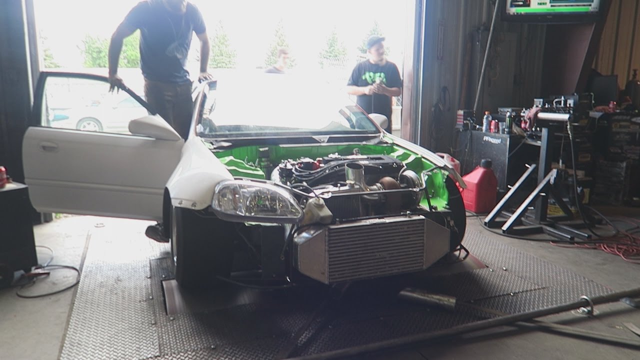 900hp Civic on the Dyno!