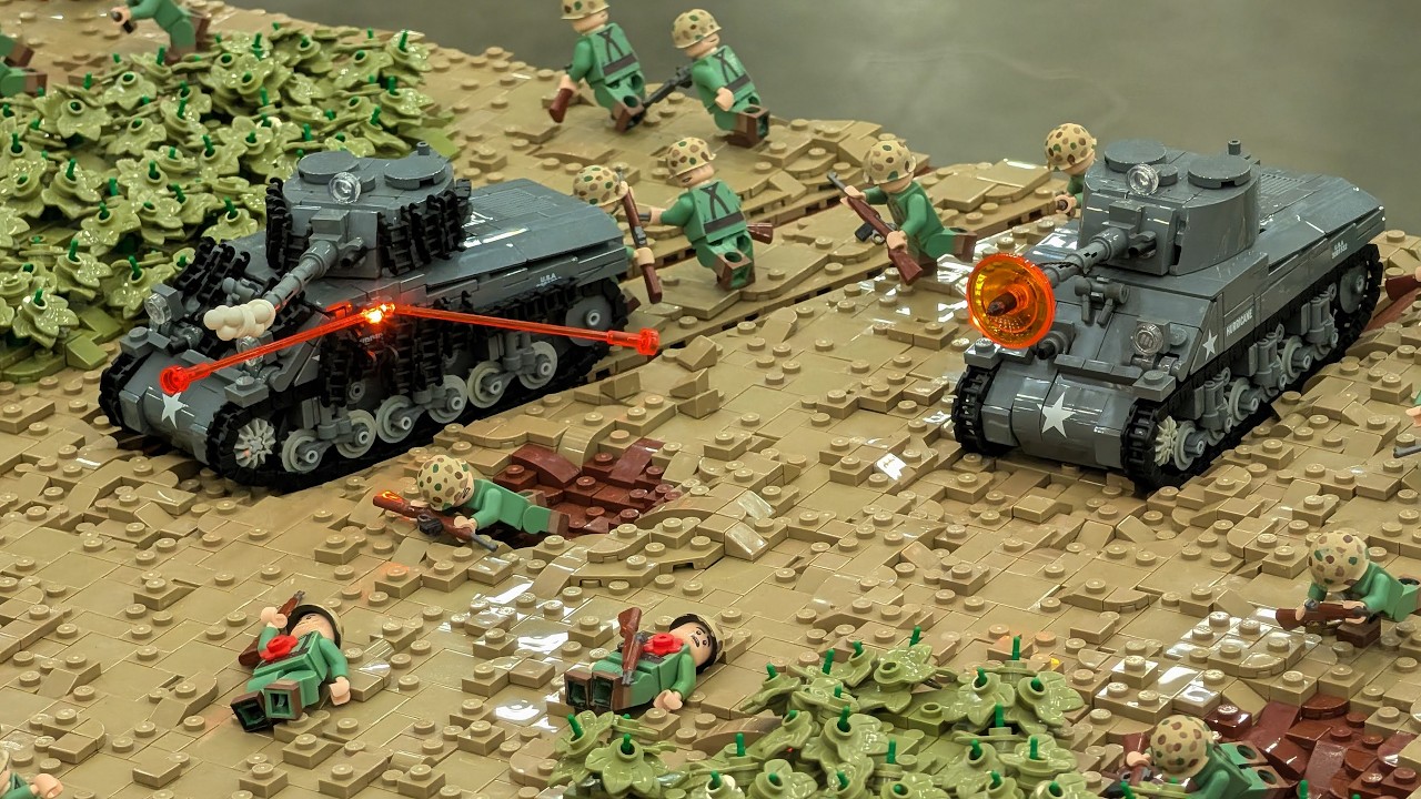 LEGO WWII Battle of Okinawa: Sugarloaf Hill 1945