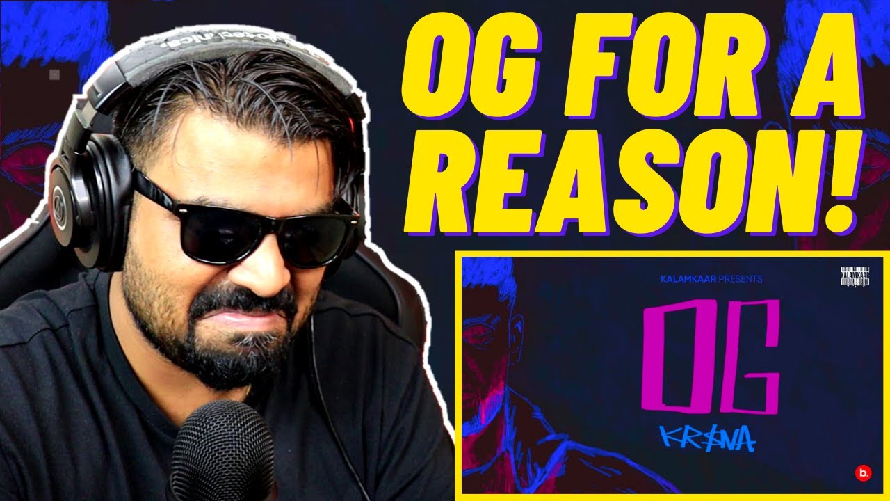 KR$NA - OG REACTION | Kalamkaar Reaction | KRSNA NEW SONG REACTION | AFAIK